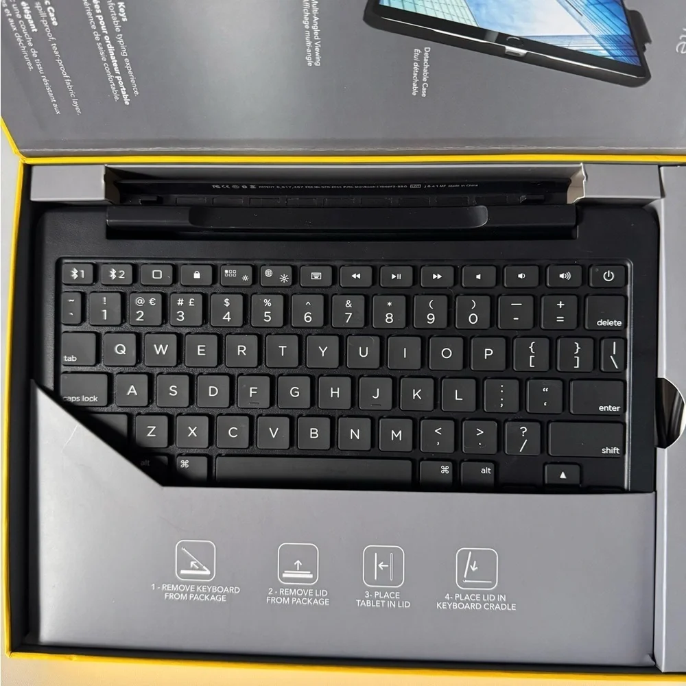 ZAGG Slim Book Wireless Keyboard for iPad Pro - Black